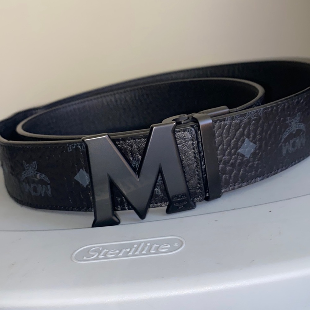 MCM belt used Authenic